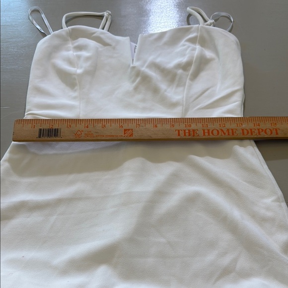 Lulus Finding the One White Mermaid Maxi Dress Size Medium - Picture 5 of 9